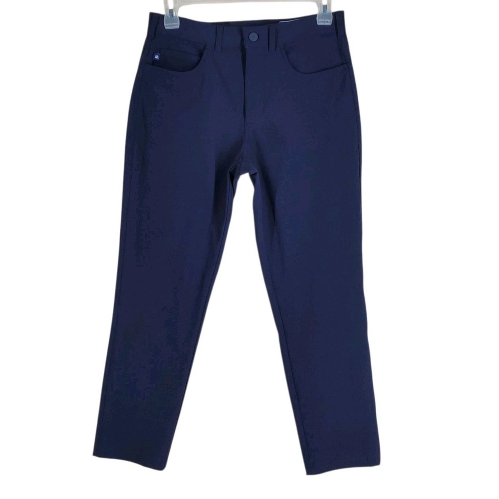 Men's Navy Cargo Pants - Stretch Performance